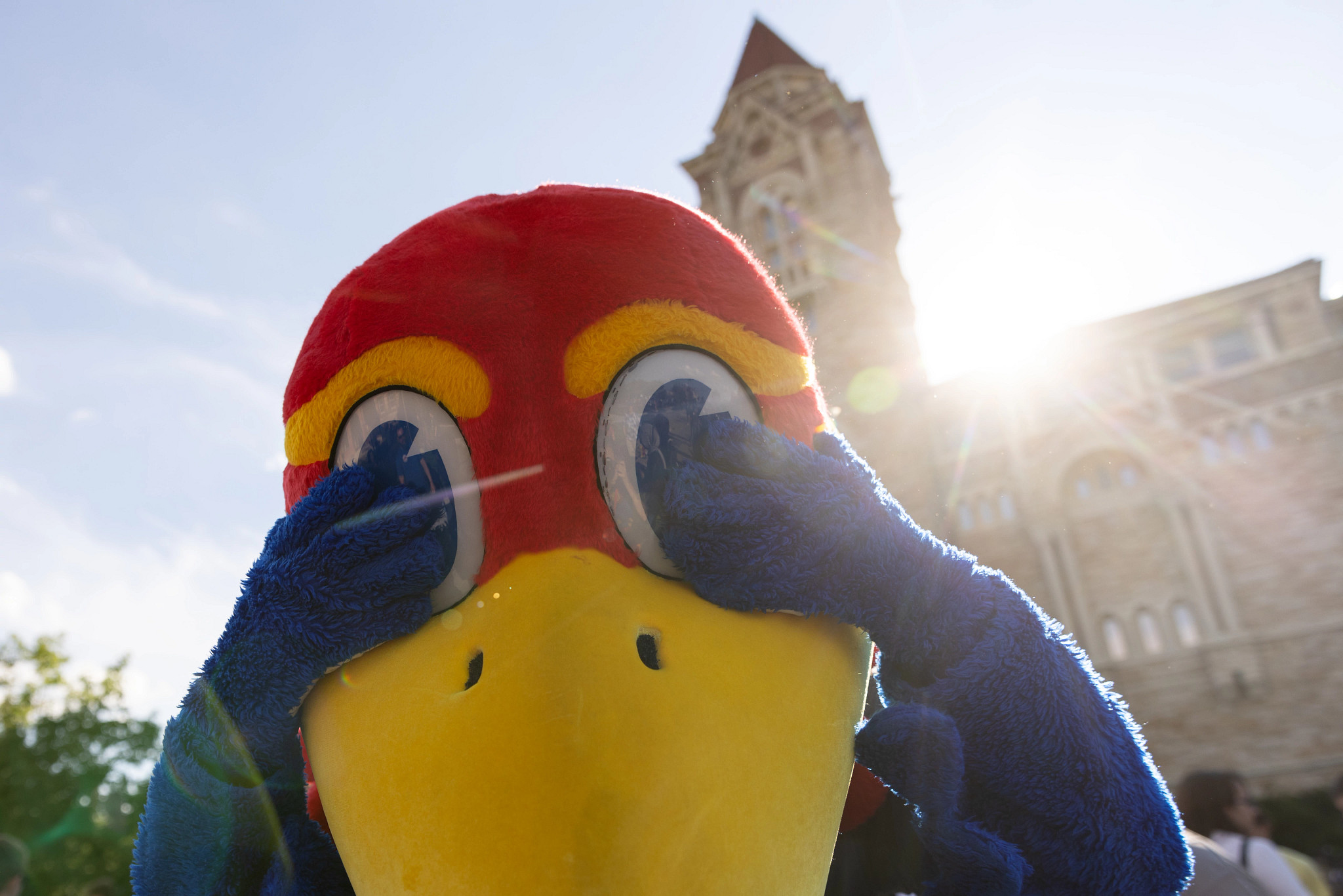 Jayhawk mascot
